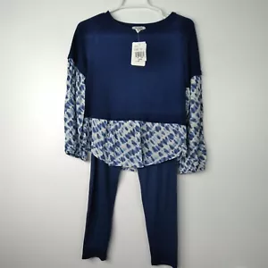 Speechless Kids 2-Piece Outfit Size XL Girl's Navy Tunic Top Leggings L/S - Picture 1 of 10