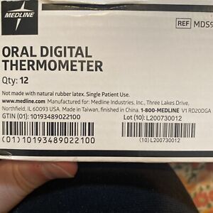 Medline Lot of 11- MDS9950 Premier Oral Digital Thermometer