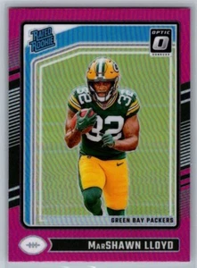 Fútbol óptico Panini MarShawn Lloyd Pink Prizm Rookie Packers 2024 - Imagen 1 de 2