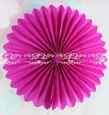 Ventilador de papel de seda 10 piezas de papel de flores boda fiesta hogar exterior decoraciones tamaño 5 Foto 1 de 4