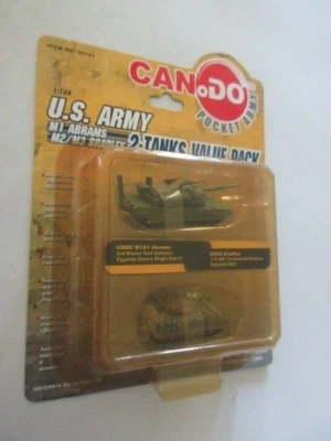 Can.Do(1/144) U.S. Army M1 Abrams Egyptian Desert 97 & M2 Bradley Baghdad 2003 - Image 1 of 3