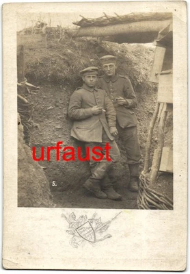 Foto de soldados alemanes de la Primera Guerra Mundial en las trincheras de 1915 Foto 1 de 2