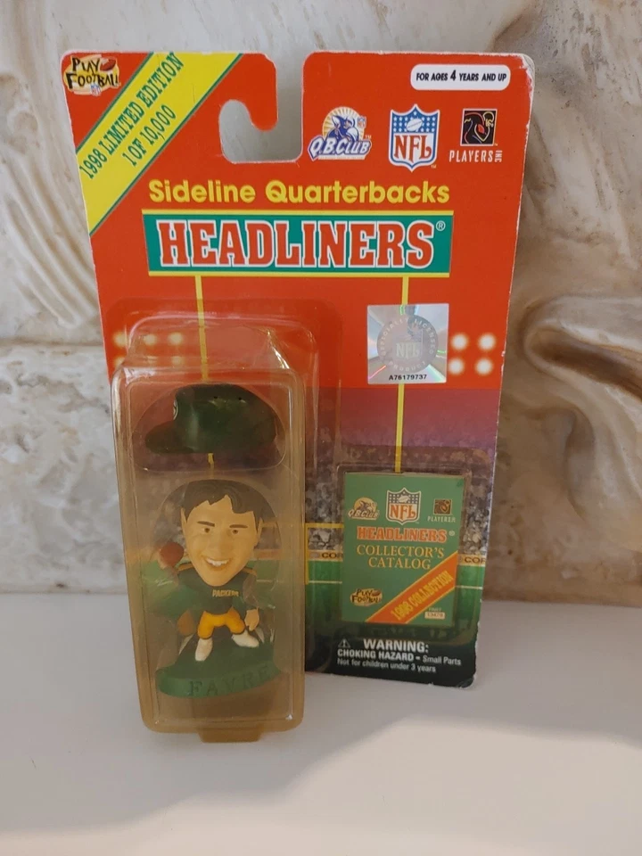 1998 Trent Dilfer Corinthian Headliners Figure Tampa Bay Buccaneers With Hat