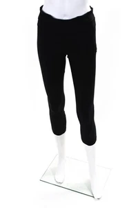 Lululemon Womens High Rise Stretch Cropped Athletic Leggings Black Size 6 - Picture 1 of 4