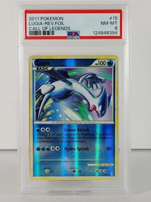 Lugia - Call of Legends - #15 - Reverse Holo - 2011 - PSA 8 - Image 1 of 2