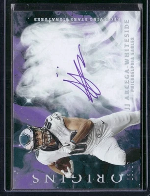 2019 Panini Origins J.J. Arcega-Whiteside Receiving Stars Signatures Purple /17 - Image 1 of 2