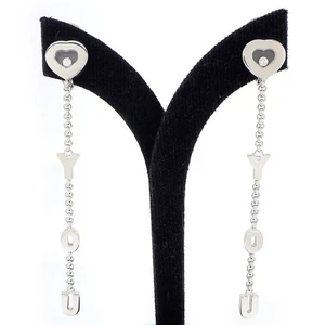 Chopard Ohrclips Happy Diamond Herz beweglich ILOVEYOU Diamant 750WG - Bild 1 von 10