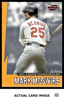 1999 Invincible #15 MARK MCGWIRE St. Louis Cardinals Set-Break quase perfeito - Imagem 1 de 4