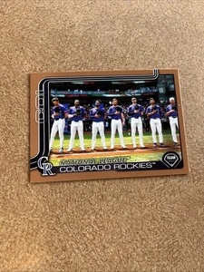 2025 Topps Series 2 - Colorado Rockies #486 Gold /2025 - Picture 1 of 2