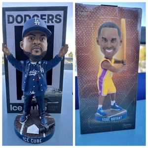 Ice Cube and Kobe Bryant 2025 Dodgers Bobblehead SGA - Picture 1 of 3