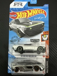 2020 Hot Wheels 210 69 Boss Mustang & 233 Nightburnerz 9/10 McLAREN SENNA Zamac - Picture 1 of 9