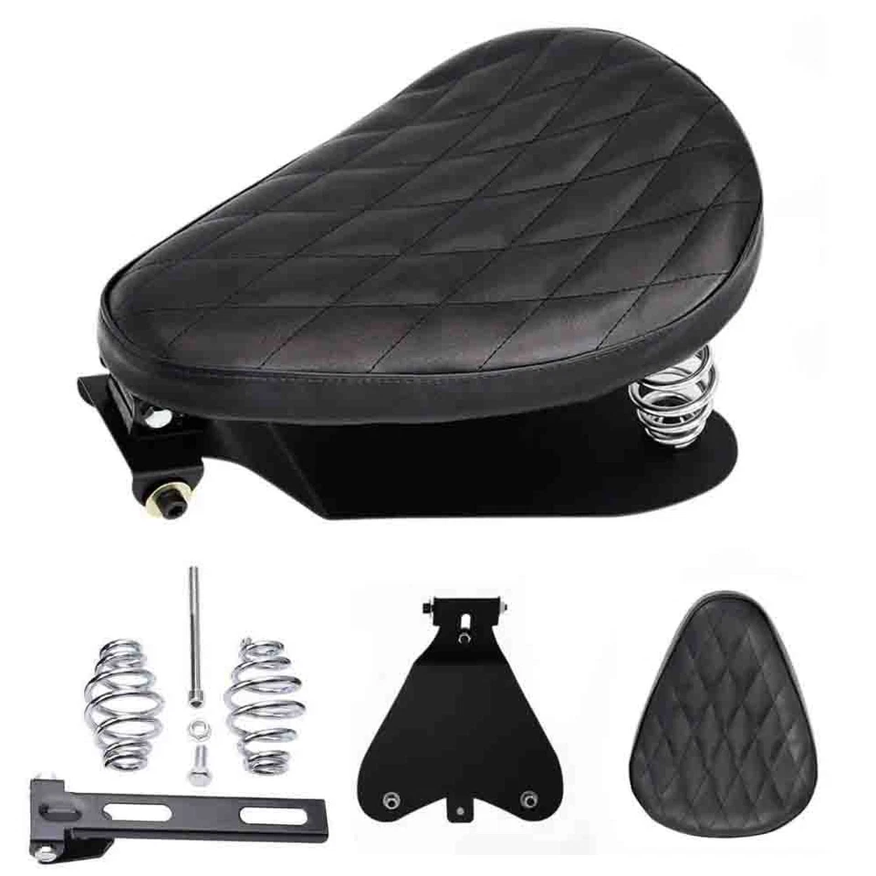 Front  Solo Seat 3" Spring Bracket For Harley for Honda for Yamaha for Kawasaki Foto 1 de 4