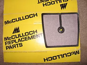 McCulloch Chainsaw Air Filter Pro Mac 850 570 Super Pro 60 70 80 81 CP 70 - Picture 1 of 2