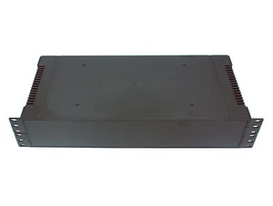 1pc 2U 19" Rack Mount ABS Plastic Enclosure Cabinet G17082UBK Black Gainta - Picture 1 of 7