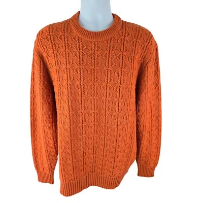 Brioni 100% Wool Heavy Thick Cable Knit Crewneck Sweater 54 L XL Italy $1800 - Image 1 of 4