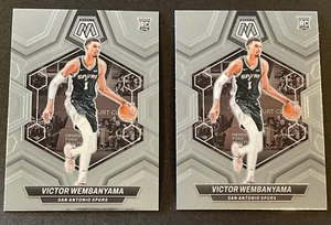 2x- 2023-24 Mosaic #238 RC Victor Wembanyama Rookie Cards - Not Graded - Picture 1 of 13