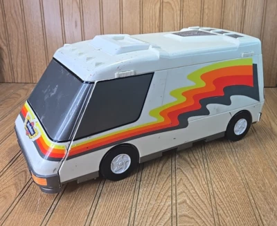 Micro Machines Super Van City Fold Out RV Camper Playset Case 1991 Galoob  - Image 1 of 4