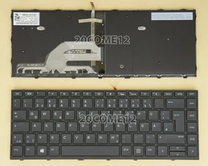 New For HP Probook 430 G5 440 G5 445 G5 Keyboard Frame Backlit German Tastatur - Picture 1 of 2