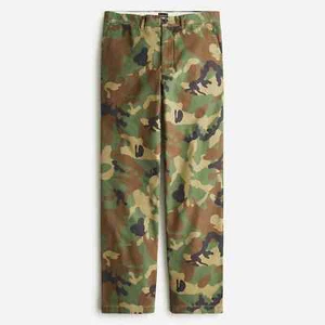 Pantalones Chinos J Crew Para Hombre Clásicos Calce Relajado Camuflaje Talla 32 x 34 - $80 Nuevos con Etiquetas - Imagen 1 de 7