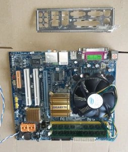 Gigabyte GA-945GCMX-S2 Mainboard Pentium CPU E2180@2,00GHz 2GB RAM Kühler, Lüfter - Bild 1 von 21