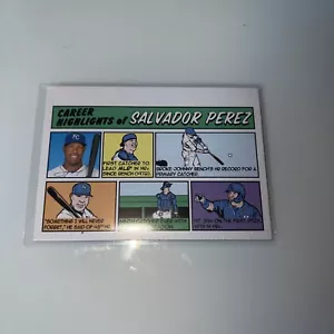 Salvador Perez 2022 Topps Heritage ‘73 Comic Card SP Royals #73TC-18 - Picture 1 of 2