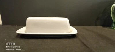 Plato de mantequilla cubierto clásico gris callejero fresa 10 1F envío gratuito  Foto 1 de 4