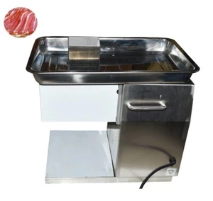 QX Meat Slicer Cutter 110V Commercial Stailess Steel Cutting Machine 5mm Blade - Picture 1 of 6