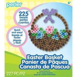 Perler Beads 227pc Easter Basket Activity Kit fusing melting bead  NEW - Picture 1 of 1