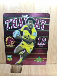 SAM THAIDAY🏆2013 #1 Broncos NRL Footy Superstars Tazo🏆 - Picture 1 of 2