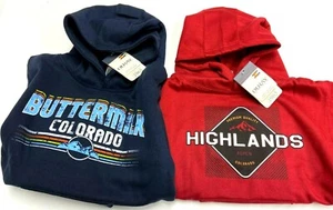 Set of 2 Ouray Hoodie Sweatshirts NWT Youth Kids Colorado Ski Resorts Size M - Picture 1 of 9
