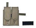 Tan Double Magazine Clip Pouch For Modern Tactical Rifles BB Airsoft 2 Mags 247T
