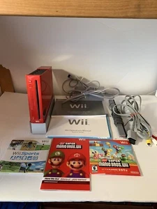 Nintendo Wii Limited Edition rot 25th Anniversary - Bild 1 von 8