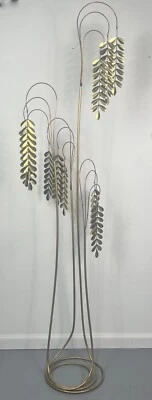 MidCentury Curtis Jere (C. Jere) Signed Polished Brass Willow Tree Sculpture Art - Image 1 of 4