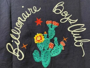 Billionaire Boys Club BBC UFO Kaktus Pflanze bestickte Nähte Tee T-Shirt - Bild 1 von 14