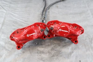 2013 MITSUBISHI LANCER EVOLUTION X GSR OEM BREMBO REAR BRAKE CALIPERS ASSY #667 - Picture 1 of 7