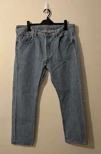 Jeans Levi's 501 Original Calce Regular Para Hombre Azul Claro W38 L32 - Imagen 1 de 12