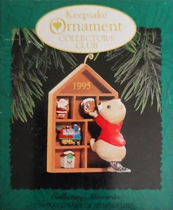 HALLMARK GEDENKEN ORNAMENT ~ SAMMELN VON ERINNERUNGEN ~ BEWAHREN DER MITGLIEDSCHAFT 1995 - Bild 1 von 2