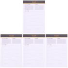  4 Book Tear off Planner Notepad for Planning Work Student Desk