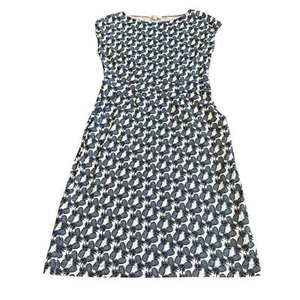 Boden Florrie Jersey Stretch Dress Pineapple Print Short Sleeve Size 6 Women's - Picture 1 of 11