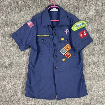 Boy Scouts Shirt Youth Medium Made USA Scouting BSA Wolf Bobcat South Carolina - Image 1 of 4