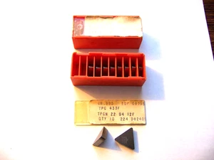 Nuevo 20 Piezas - TPG 433 Grado 895 Insertos Carboloy - Imagen 1 de 3