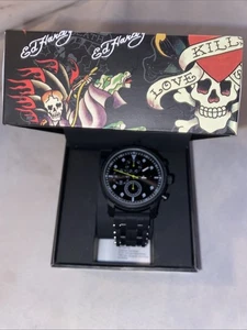 Ed Hardy Watch Needs Battery Case Hinge Is Broken - Picture 1 of 7