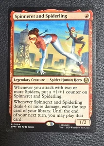 MTG - Spinneret and Spiderling - Marvel's Spider-Man NM/M Condition - Picture 1 of 2
