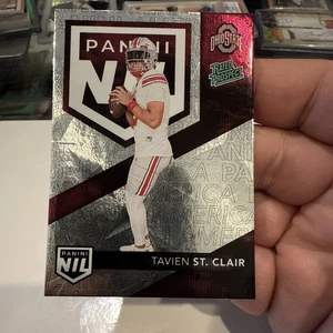 2025 Panini National Silver Pack Tavien St. Clair Diamond Plate 🔥 Ohio State - Picture 1 of 2
