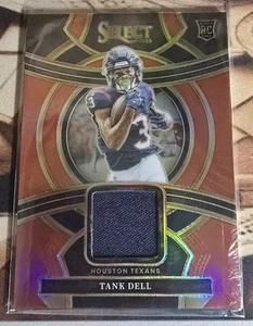TANK DELL 2023 Panini Select Rookie Swatches Prizm Patch RC #RSW-NTD Texans - Bild 1 von 2