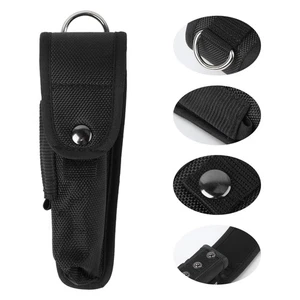 Estuche para linterna soportes de almacenamiento antorcha electrónica bolsa de cintura portátil - Imagen 1 de 12