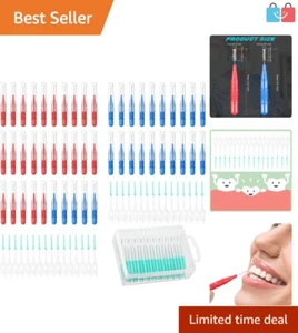 Complete Oral Hygiene Set: 250 Pcs of Soft Floss Picks & Interdental Brushes - Picture 1 of 9