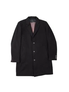 Hugo Boss Classic Long Wool / Cashmere Coat Size XL - Picture 1 of 6