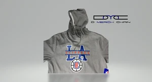 NBA Los Angeles Clippers Hooded Sweatshirt by Ultra Game Sz Med +Free Shipping - Picture 1 of 7