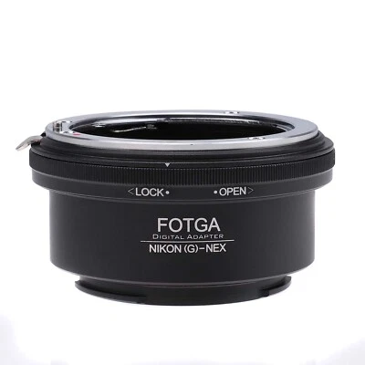 FOTGA E-Mount Adapter For Nikon F AI AF-S G Lens to Sony A3000 / QX1 / PXW-FS7 - Image 1 of 4